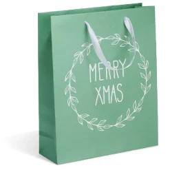 Sac cadeau moyen format, jardin hiver, papier