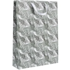 Sac cadeau Noël Gris Vert taille L