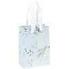 Sac cadeau Noël Jardin d'Hiver L14X6 cm