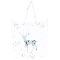 Sac cadeau Noël Jardin d'Hiver L32X26 cm