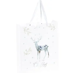 Sac cadeau Noël Jardin d'Hiver L32X26 cm