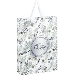 Sac cadeau Noël Jardin d'Hiver L46X33 cm