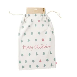 Sac cadeau tissu réutilisable 40x60cm - 3 modèles