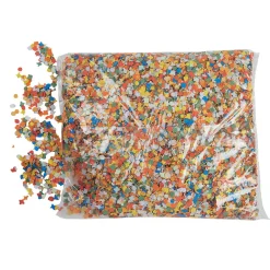 Sachet de confettis en papier multicolore