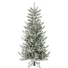 Sapin artificiel enneigé vert 467 branches Ø99xH180cm