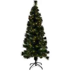 Sapin artificiel vert fibre optique h. 150 cm