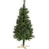 Sapin artificiel vert pied en bois 288 branches Ø78xH150cm