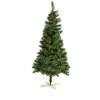 Sapin artificiel vert pied en bois 474 branches Ø92xH180cm