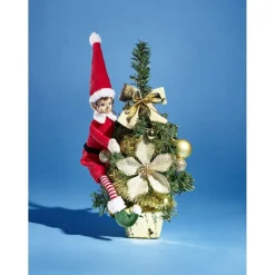 Sapin décor doré H36cm