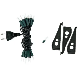 Sapin décoré lumineux rouge 20 LED