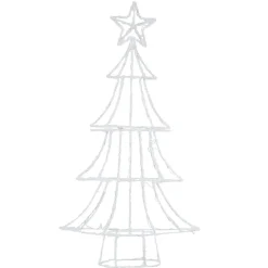 Sapin de Noël lumineux blanc 1,5 m