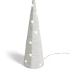 Sapin lumineux 50LED blanc chaud H100cm