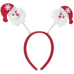 Serre tête de noël pour enfant en tissu