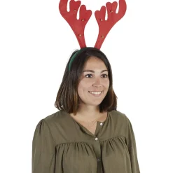 Serre-tête cerf rouge et vert