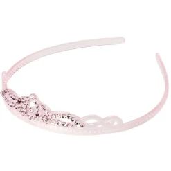 Serre-tête enfant rose avec strass