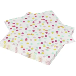 Serviette en papier imprimé pois x20