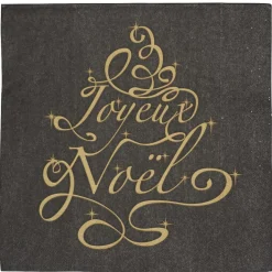 Serviette en papier motif "Joyeux Noel" x20