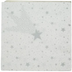 Serviette en papier motif étoile x20