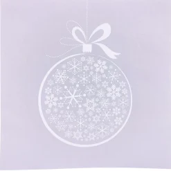Serviette en papier motif boule de Noël x20