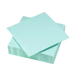Serviette en papier ouate 2 plis vert d'eau x40