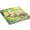 Serviette en papier Pâques motif lapins x20