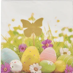 Serviette en papier Pâques motif oeufs x20