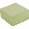 Serviette en papier vert anis x100