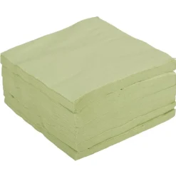 Serviette en papier vert anis x100