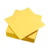 Serviette jetable 2 plis jaune canari x40