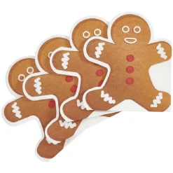 Serviette jetable motifs pain d’épices x12