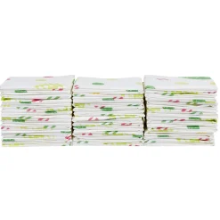 Serviette jetable pré pliée motif oeufs de Pâques x12
