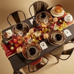 Serviette papier Halloween forme fantôme blanc x20