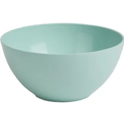 Set de vaisselle 12 pièces plastique uni bleu 4 personnes