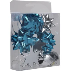 Set pour emballage cadeau noeuds bolducs et étiquettes