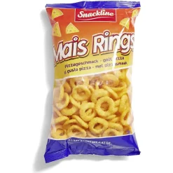Snacks maïs rings goût pizza 125gr