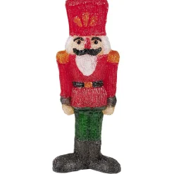 Soldat casse-noisette lumineux acrylique H40cm 40 LED blanc chaud