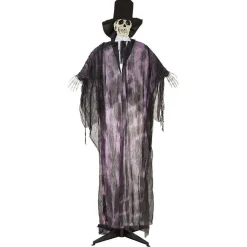 Squelette animé et sonore Halloween H180 cm