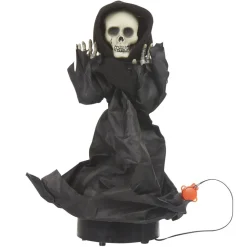 Squelette assis sur ressort