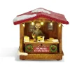 Stand de Noël lumineux fromage et raclette 5 LED banc chaud
