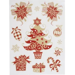 Sticker de fenêtre électrostatique Noël