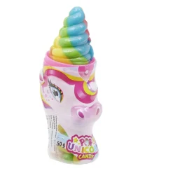 Sucette licorne avec bonbons