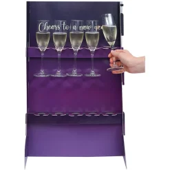 Support DIY pour flûte à champagne