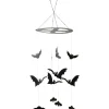Suspension chandelier Halloween chauve-souris L31,8xl29,8cm