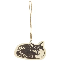 Suspension de Noël Animal en bois