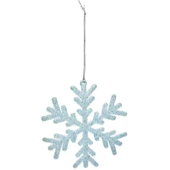 Suspension de Noël en métal doré ou argenté