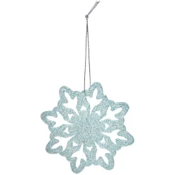 Suspension de Noël en métal doré ou argenté