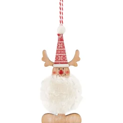 Suspension de Noël figurine avec fourrure