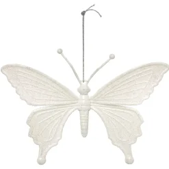 Suspension de Noël forme Papillon pailletté