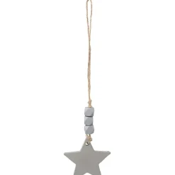 Suspension de Noël forme étoile mdf