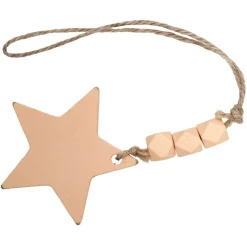 Suspension de Noël forme étoile mdf